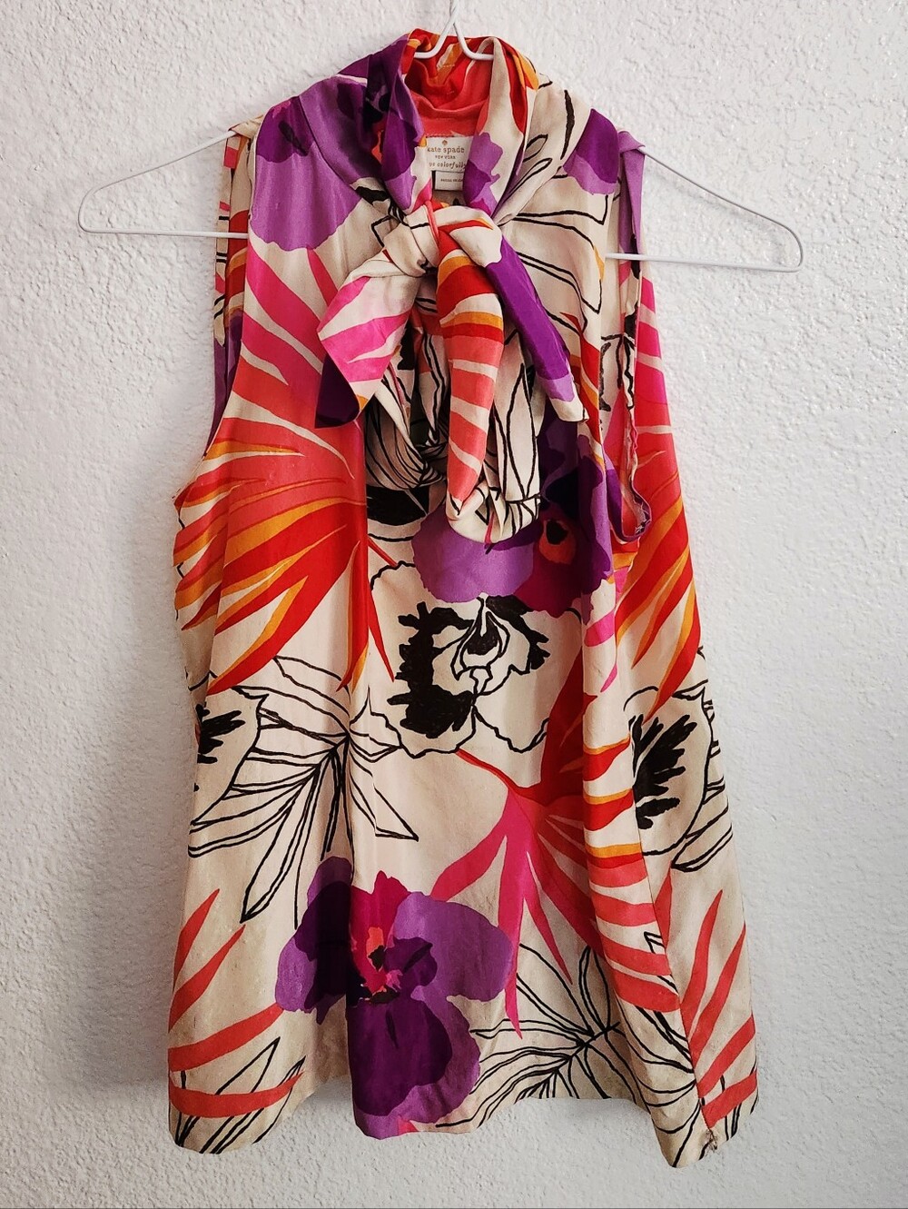 Like New Kate Spade Silk Floral Blouse